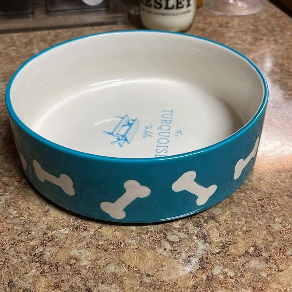 The Turquoise Table, The Turquoise Dog Bowl